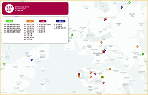 英基学校分布图