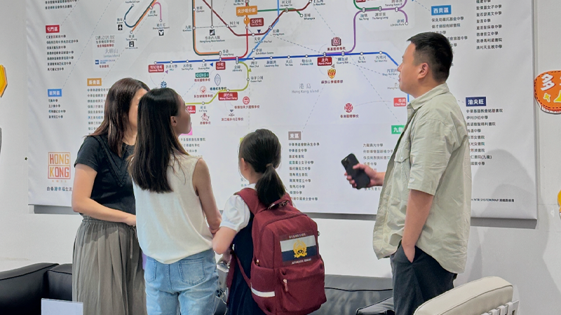 家长带孩子研究香港线路图 家长带孩子研究香港线路图
