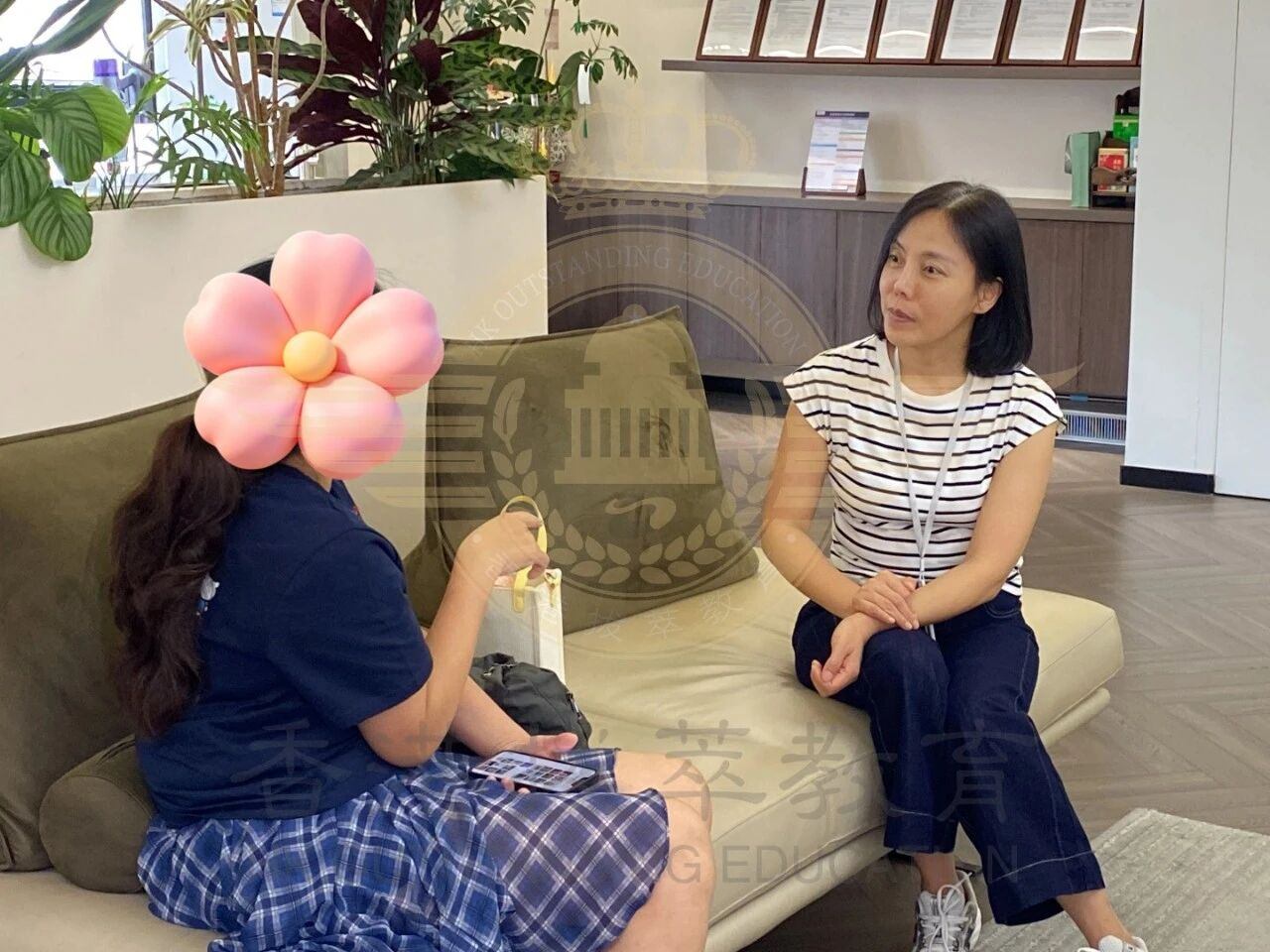 家长面谈现场